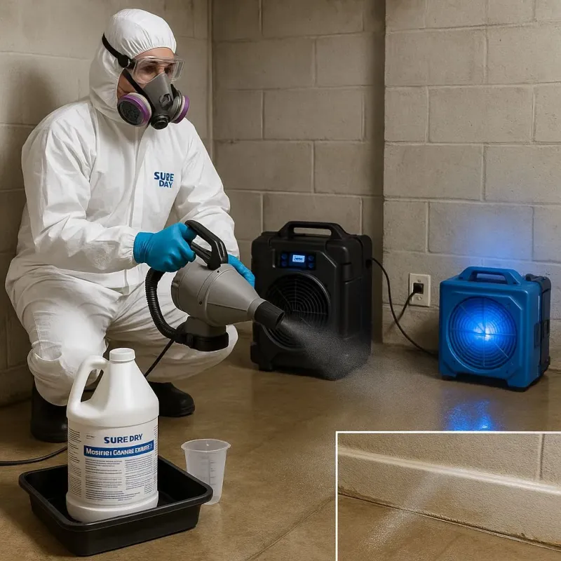 Sanitization and Odor Removal process in Severance, CO