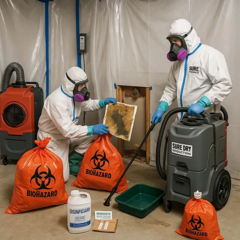 Contaminated Water Handling Protocols process in Severance, CO